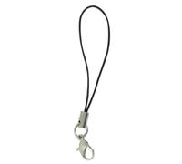 MégaCréa DIY - Cordons téléphone Attache gri-gri 5 cm Noir 10 pièces