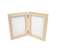 MégaCréa DIY - Double cadre à poser en bois 22,4 x 15 x 1,1 cm