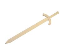 MegaCrea DIY Épée en Bois pour Enfant 54 x 13,5 x 2 cm