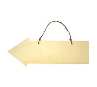 MÉGACRÉA Flèche en Bois à Suspendre 40 x 14,5 x 0,8 cm