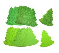 MegaCrea DIY Formes en mousse Sapin dont 15 paillettées 30 pièc