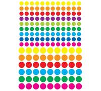 MégaCréa DIY - Gommettes rondes de 1 à 1,5 cm x 324 pièces
