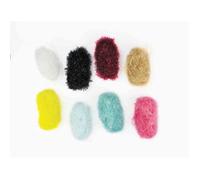 MégaCréa DIY - Laine abrasive 8 mini pelotes et 2 crochets Idéal pour éponge