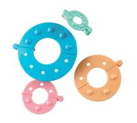 MégaCréa DIY - Outil à pompons 3,5 à 9 cm 4 pièces