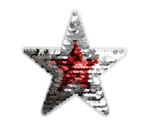 MegaCrea DIY Patch Sequins Double-Face Etoile 10 x 10 cm