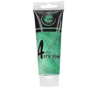 MegaCrea DIY Peinture acrylique pailletée vert 75 ml