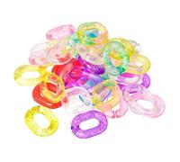 MégaCréa DIY - Perles grosses mailles 1,8 x 2,4 cm 40 pièces
