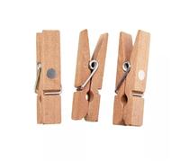 MégaCréa DIY - Pince à linge magnétique 3,5cm naturel x10 pièces