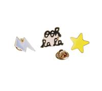 MégaCréa DIY - Pins émaillé décoratif Pastel 3 pièces