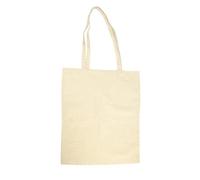 MégaCréa DIY - Sac en coton à décorer Tote bag 38x42 cm Anses longues 70 cm