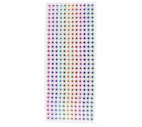 MégaCréa DIY - Stickers strass multicolore en bande 0,8 cm