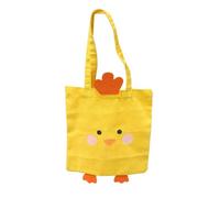 MégaCréa DIY - Tote bag Poussin de Pâques en coton imprimé 25,5 x 26 cm