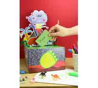 MegaCrea DIY Urne Anniversaire Enfant à Assembler Dinosaure et