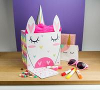 MegaCrea DIY Urne Anniversaire Enfant à Assembler Licorne 20,5