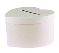 MegaCrea DIY Urne en Carton Coeur pour cagnotte Cadeau 24,5 cm