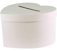 Megacrea Diy Urne En Carton Coeur Pour Cagnotte Cadeau 24,5 Cm