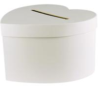 Megacrea Diy Urne En Carton Coeur Pour Cagnotte Cadeau 24,5 Cm