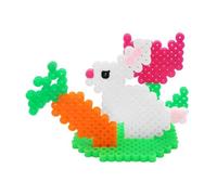 MÉGACRÉA Kit Perles à Repasser Lapin de Pâques en 3D 8,5 x