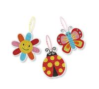 MÉGACRÉA Kit Porte clés Diamond Painting Insectes 8 à 8,6 c
