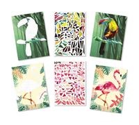 MÉGACRÉA Kit Tableaux Stickers au numéro A4 Animaux Tropica