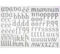 MÉGACRÉA Lettre thermocollante Alphabet Transfert Textile A