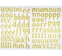 MÉGACRÉA Lettre thermocollante Alphabet Transfert Textile D