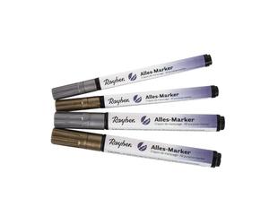 MegaCrea Marqueur Universel Or et Argent 2 Tailles de Point