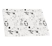 MÉGACRÉA Nappe de Noël en papier à colorier 100 x 150 cm