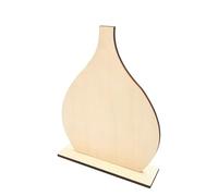 MÉGACRÉA Silhouette Vase en Bois 19 cm