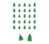 MÉGACRÉA Stickers Noël pailletés Sapin avec Pompons et stra