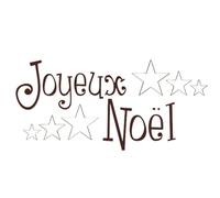 MegaCrea Tampon en Bois Joyeux Noel 1