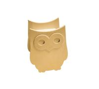 MÉGACRÉA Tirelire en Bois Hibou 11 x 9 x 7 cm
