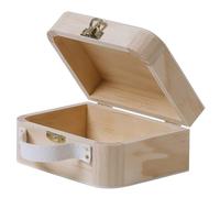 MÉGACRÉA Valisette en Bois 13 x 9,5 x 6 cm - personnalisabl