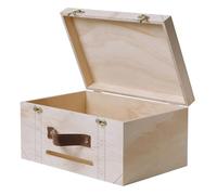 MÉGACRÉA Valisette en Bois 30 x 20 x 15 cm