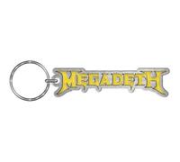 Megadeth Band Logo Enamel In-Fill Porte-Clés Keychain Size One Size
