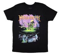 Megadeth Contaminated Band Logo T Shirt Size L