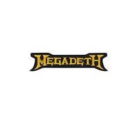 Megadeth Gold _ 1 Écusson brodé thermocollant Accessoire souvenir