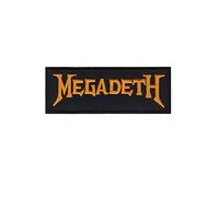 Megadeth Gold Petit patch brodé thermocollant accessoire souvenir