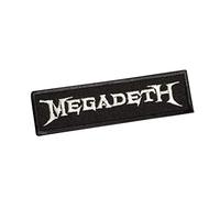 Megadeth Heavy Thrash Metal Applique en métal brodé à repasser
