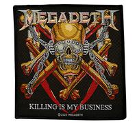 Megadeth Killing Is my Business Écusson tissé sous licence, multicolore, S
