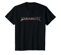 Megadeth - Logo TSTDATD T-Shirt, Enfant, Noir, 12 Ans