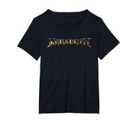 Megadeth - Logo TSTDATD T-Shirt, Femme Grandes Tailles, Noir, 2X