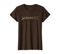 Megadeth - Logo TSTDATD T-Shirt, Femme, Marron, XXL