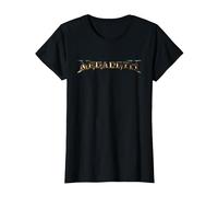 Megadeth - Logo TSTDATD T-Shirt, Femme, Noir, XS