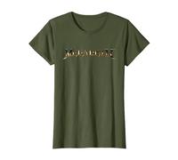 Megadeth - Logo TSTDATD T-Shirt, Femme, Olive, M