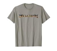 Megadeth - Logo TSTDATD T-Shirt, Homme, Ardoise, XL