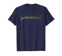 Megadeth - Logo TSTDATD T-Shirt, Homme, Bleu Marine, XXL