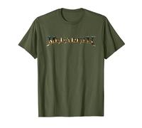 Megadeth - Logo TSTDATD T-Shirt, Homme, Olive, S