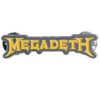 Megadeth Logo Unisexe Pin's Standard Alliage Zinc