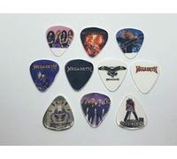 MEGADETH Lot de 10 médiators pour guitare 10 modèles différents …